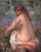 Pierre Auguste Renoir batber oil painting